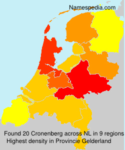 Surname Cronenberg in Netherlands Surname Cronenberg in Netherlands
