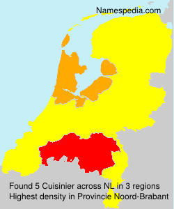 Surname Cuisinier in Netherlands Surname Cuisinier in Netherlands