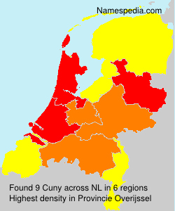 Surname Cuny in Netherlands Surname Cuny in Netherlands