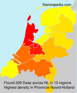 Surname Daas in Netherlands Surname Daas in Netherlands