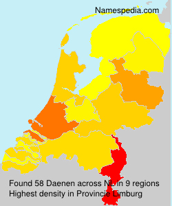 Surname Daenen in Netherlands Surname Daenen in Netherlands