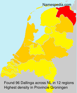Surname Dallinga in Netherlands Surname Dallinga in Netherlands