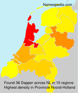 Surname Dapper in Netherlands Surname Dapper in Netherlands