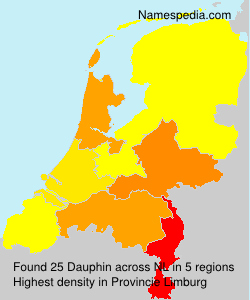 Surname Dauphin in Netherlands Surname Dauphin in Netherlands
