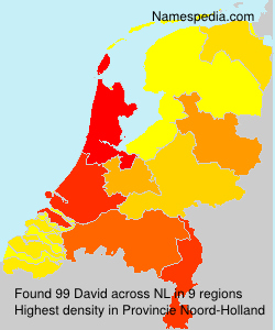 Familiennamen David - Netherlands