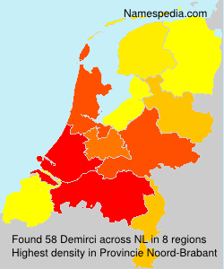 Surname Demirci in Netherlands Surname Demirci in Netherlands