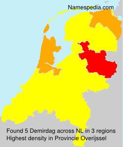 Surname Demirdag in Netherlands Surname Demirdag in Netherlands