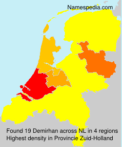 Surname Demirhan in Netherlands Surname Demirhan in Netherlands