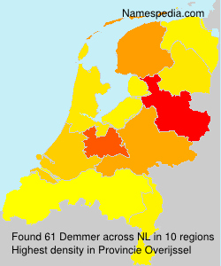 Surname Demmer in Netherlands Surname Demmer in Netherlands