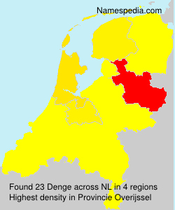 Surname Denge in Netherlands Surname Denge in Netherlands