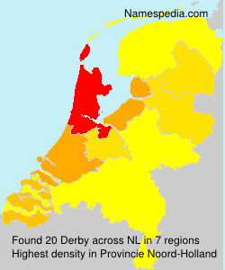 Surname Derby in Netherlands Surname Derby in Netherlands