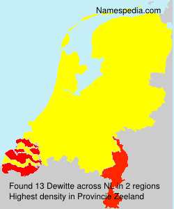 Surname Dewitte in Netherlands Surname Dewitte in Netherlands