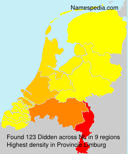 Surname Didden in Netherlands Surname Didden in Netherlands