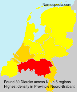 Surname Dierckx in Netherlands Surname Dierckx in Netherlands