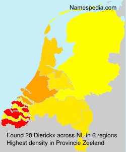 Surname Dierickx in Netherlands Surname Dierickx in Netherlands