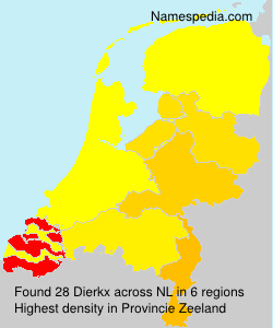Surname Dierkx in Netherlands Surname Dierkx in Netherlands