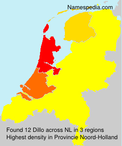 Surname Dillo in Netherlands Surname Dillo in Netherlands