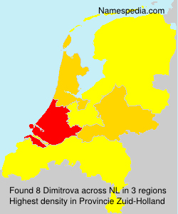 Surname Dimitrova in Netherlands Surname Dimitrova in Netherlands