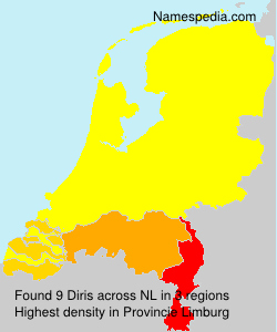 Surname Diris in Netherlands Surname Diris in Netherlands