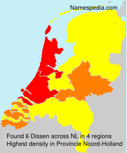 Surname Dissen in Netherlands Surname Dissen in Netherlands