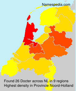 Surname Docter in Netherlands Surname Docter in Netherlands