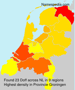 Surname Doff in Netherlands Surname Doff in Netherlands