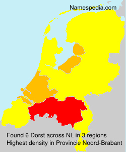 Surname Dorst in Netherlands Surname Dorst in Netherlands