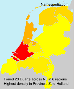 Surname Duarte in Netherlands Surname Duarte in Netherlands