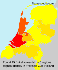 Surname Dukel in Netherlands Surname Dukel in Netherlands