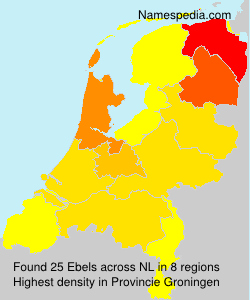 Surname Ebels in Netherlands Surname Ebels in Netherlands