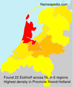 Surname Eickhoff in Netherlands Surname Eickhoff in Netherlands