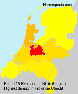 Surname Ekris in Netherlands Surname Ekris in Netherlands