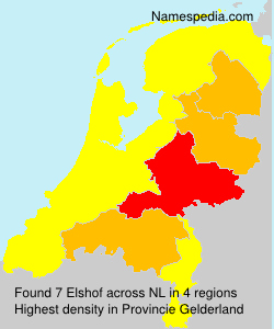 Surname Elshof in Netherlands Surname Elshof in Netherlands