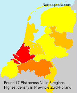 Surname Elst in Netherlands
