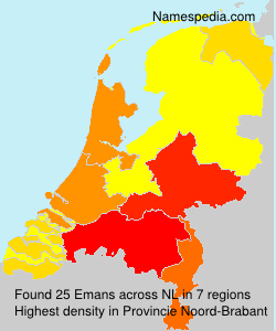 Surname Emans in Netherlands Surname Emans in Netherlands