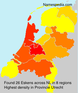 Surname Eskens in Netherlands Surname Eskens in Netherlands