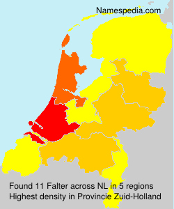 Surname Falter in Netherlands Surname Falter in Netherlands