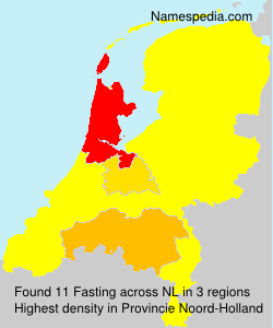 Surname Fasting in Netherlands Surname Fasting in Netherlands