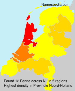 Surname Fenne in Netherlands Surname Fenne in Netherlands