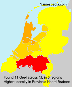 Surname Geel in Netherlands Surname Geel in Netherlands