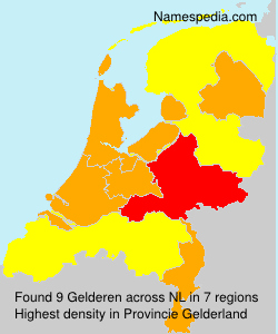 Surname Gelderen in Netherlands Surname Gelderen in Netherlands