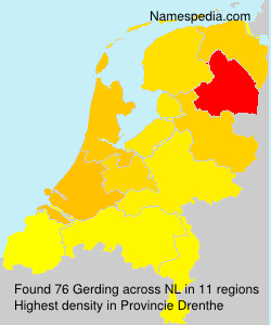 Surname Gerding in Netherlands Surname Gerding in Netherlands