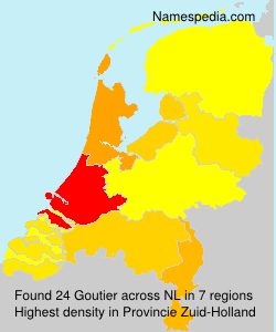 Surname Goutier in Netherlands Surname Goutier in Netherlands