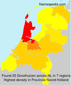 Surname Groothuizen in Netherlands Surname Groothuizen in Netherlands