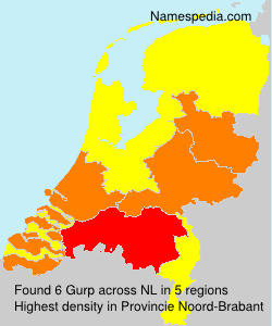 Surname Gurp in Netherlands Surname Gurp in Netherlands