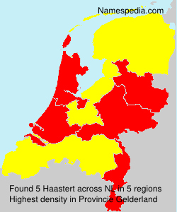 Surname Haastert in Netherlands Surname Haastert in Netherlands