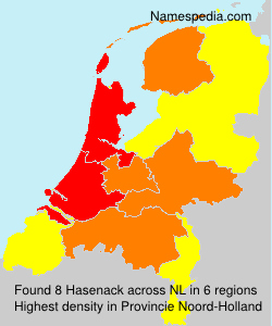 Surname Hasenack in Netherlands Surname Hasenack in Netherlands