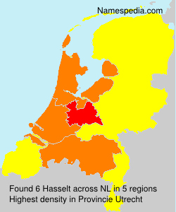 Surname Hasselt in Netherlands Surname Hasselt in Netherlands