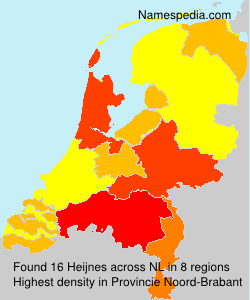 Surname Heijnes in Netherlands Surname Heijnes in Netherlands