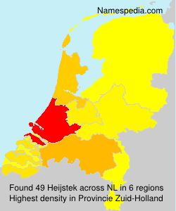 Surname Heijstek in Netherlands Surname Heijstek in Netherlands